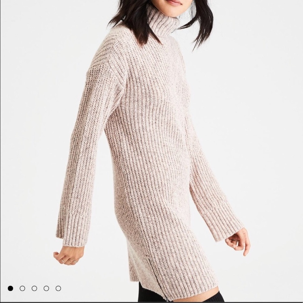American Eagle Chunky Turtleneck Sweater Dress